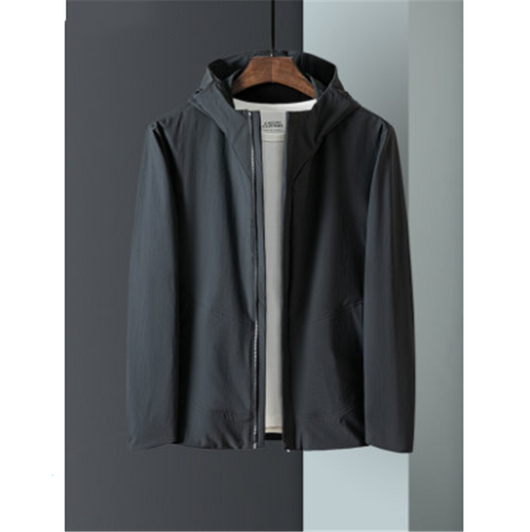 Chaqueta con Capucha Hombre Casual Ejecutivo Primavera Otoño - Image 7