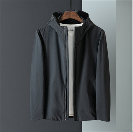 Chaqueta con Capucha Hombre Casual Ejecutivo Primavera Otoño - Image 6