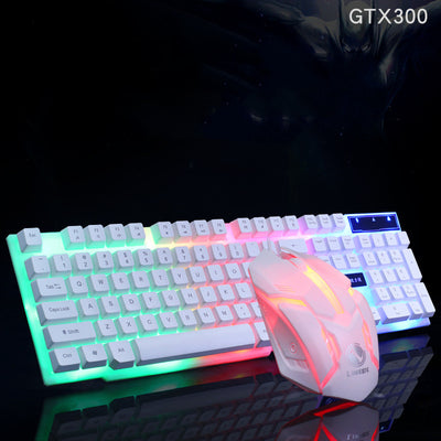 Kit Gamer Limei GTX300 - Teclado y Ratón USB con Retroiluminación RGB