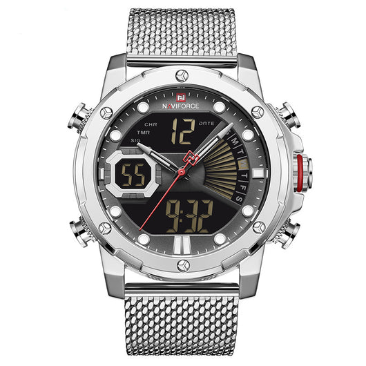 Reloj Deportivo Multifunción Dual Display Resistente al Agua para Hombre - Image 3