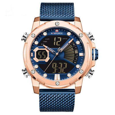 Reloj Deportivo Multifunción Dual Display Resistente al Agua para Hombre - Image 4