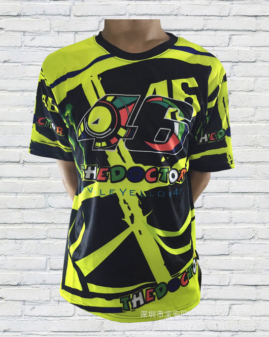 Camiseta de Motociclismo Deportiva Manga Corta con Estampado Digital - Image 3