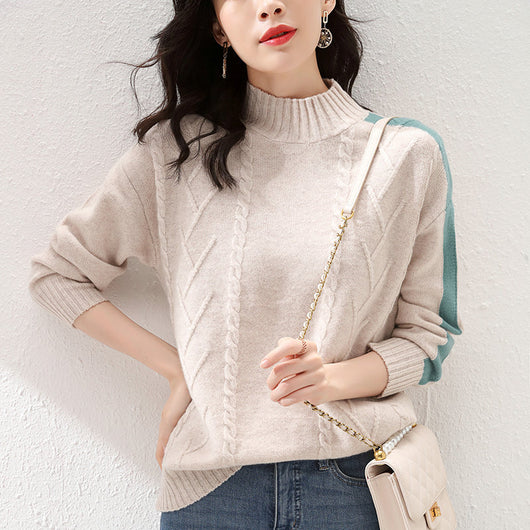 Suéter Holgado Coreano Slim Pullover