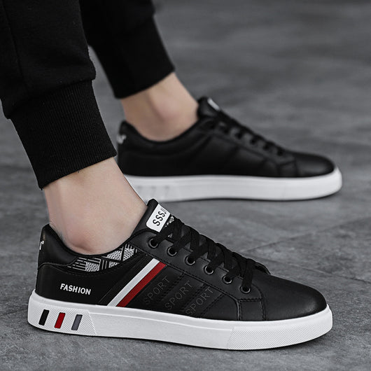 Tenis Bajos de Cuero Transpirables para Hombre - Estilo Moderno y Comodidad - Image 3
