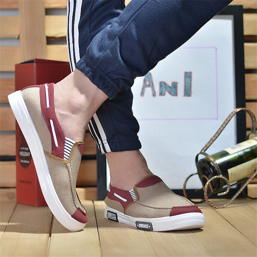 Zapatos Casuales de Lona Transpirable Resistentes al Desgaste para Hombre - Image 7