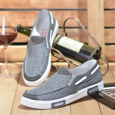 Zapatos Casuales de Lona Transpirable Resistentes al Desgaste para Hombre - Image 9