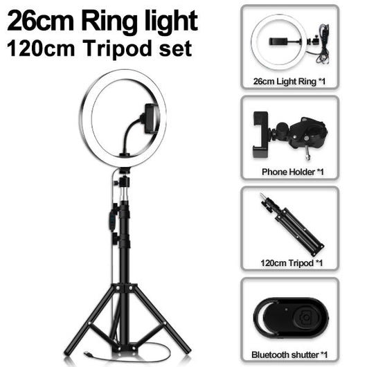 Trípode de Piso Portátil con Luz LED Compatible con Apple - Image 8