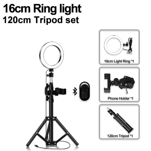 Trípode de Piso Portátil con Luz LED Compatible con Apple - Image 4
