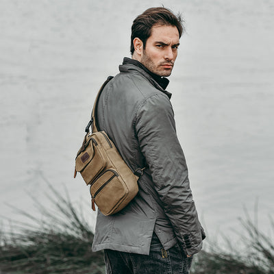 Mochila Bandolera Compacta para Hombre - Bolsa de Pecho Outdoor - Image 13