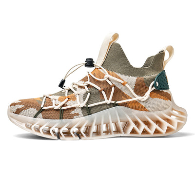 Tenis de Cuero para Hombre con Amortiguación de Impacto y Diseño Ligero - Image 14