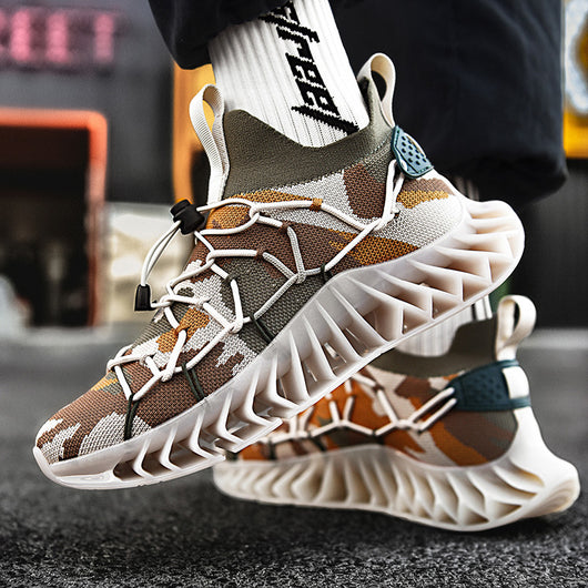 Tenis de Cuero para Hombre con Amortiguación de Impacto y Diseño Ligero - Image 4