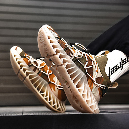 Tenis de Cuero para Hombre con Amortiguación de Impacto y Diseño Ligero - Image 2