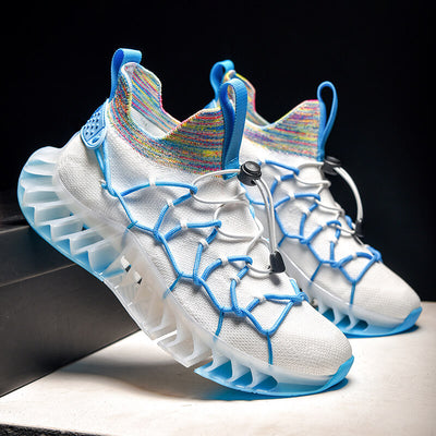 Tenis de Cuero para Hombre con Amortiguación de Impacto y Diseño Ligero - Image 6