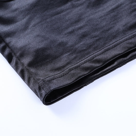 Blusa Ajustada Escote V Halter Sexy Efecto Liso - Image 14