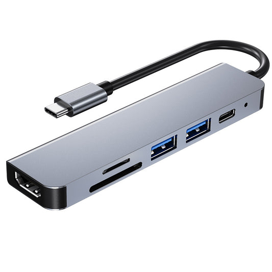 Docking Station 6 en 1 4K USB-C para Notebooks