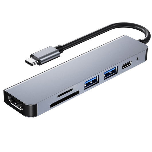 Docking Station 6 en 1 4K USB-C para Notebooks