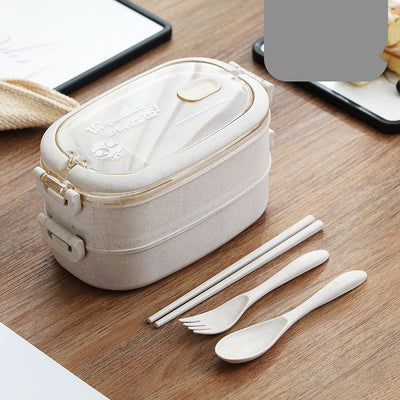 Lonchera Portátil Compartida para Estudiantes - Caja Bento Divisible para Control de Porciones - Image 22