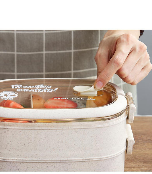 Lonchera Portátil Compartida para Estudiantes - Caja Bento Divisible para Control de Porciones - Image 12