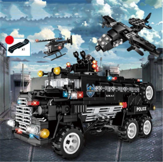 Vehículo de Combate Militar con Bloques Pequeños - Image 9