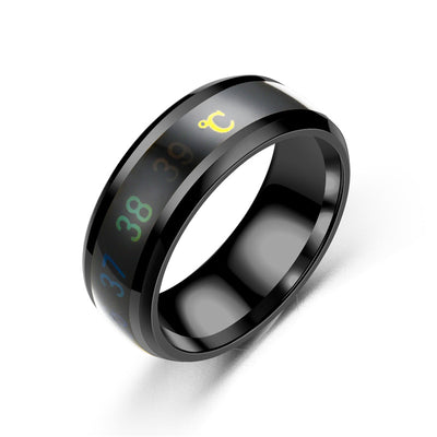 Anillo Termocromático de Acero Titanio con Diseño Creativo - Image 9