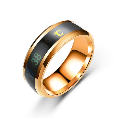 Anillo Termocromático de Acero Titanio con Diseño Creativo - Image 8