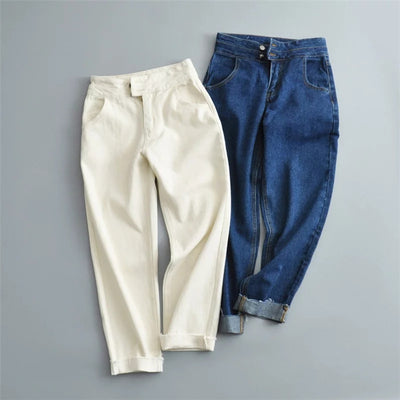 Pantalones Harem Talle Alto para Mujer con Cintura Fruncida - Image 5