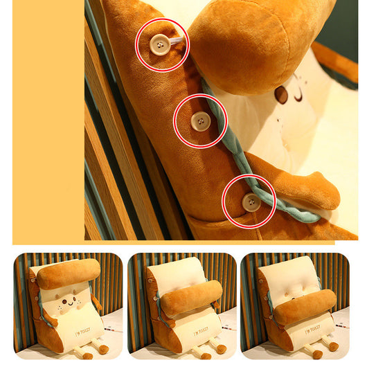 Almohada de Espuma con Soporte Lumbar y Cervical para Cama, Sofá y Oficina - Image 9