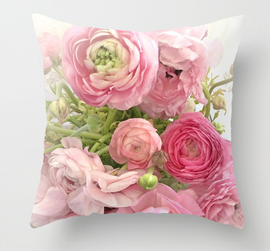Funda de Almohada Decorativa con Estampado Floral Moderno - Image 16
