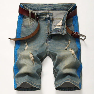 Pantalones Cortos Hombre Rayas Multicolor - Estilo Trendy Personalidad - Image 10