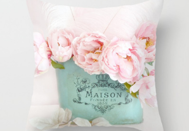 Funda de Almohada Decorativa con Estampado Floral Moderno - Image 7