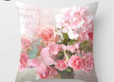 Funda de Almohada Decorativa con Estampado Floral Moderno - Image 10