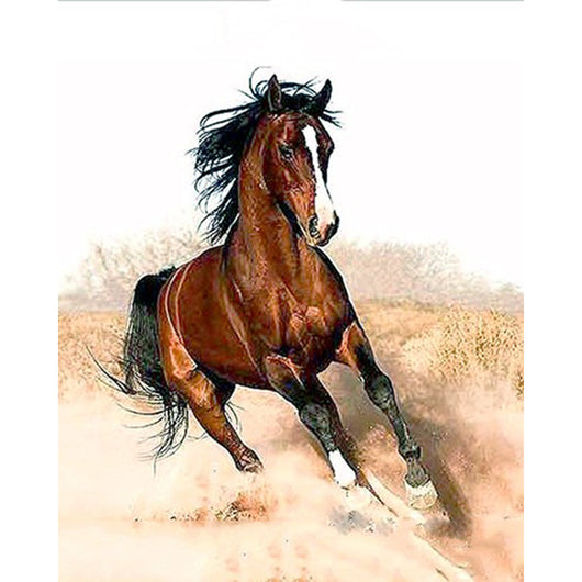 Cuadro Decorativo Caballo Pintura al Óleo Sin Marco - Image 7