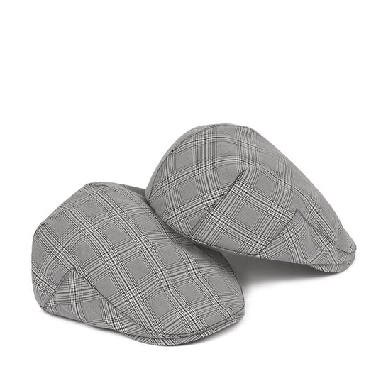 Boina Cuadriculada Clásica para Hombre - Estilo Retro Vintage con Visera - Image 5