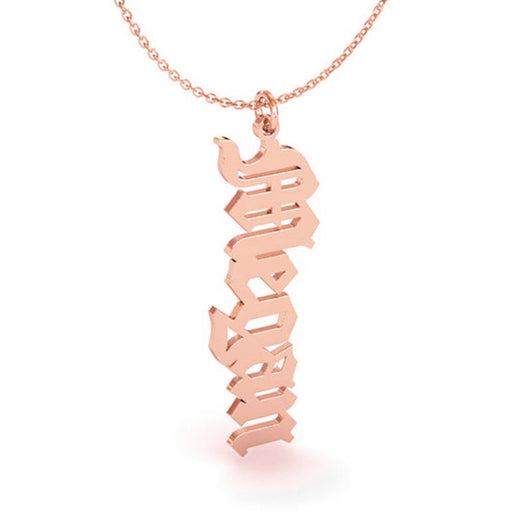 Collar Personalizado Acero Inoxidable Colgante Firma Vertical - Image 15