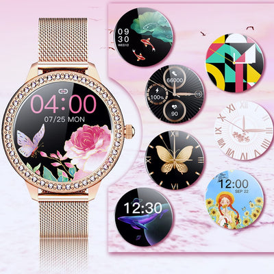 Reloj Inteligente de Monitoreo de Presión Arterial Full Circle Diamond - Image 11