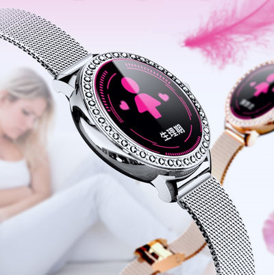 Reloj Inteligente de Monitoreo de Presión Arterial Full Circle Diamond