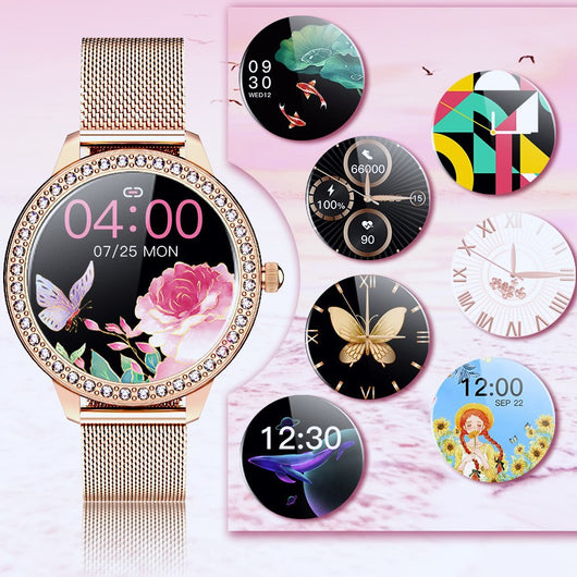 Reloj Inteligente de Monitoreo de Presión Arterial Full Circle Diamond - Image 3