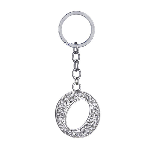 Llavero con Letras del Alfabeto Inglés - Dije de Diamante en Aleación de Zinc - Image 15