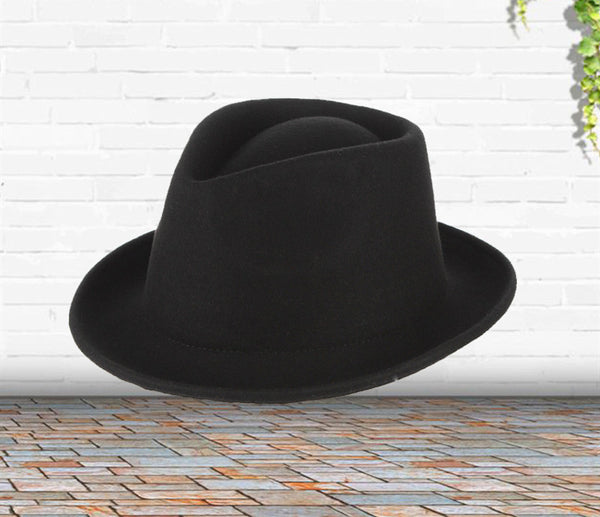 Sombrero Jazz de Lana Rizada Premium