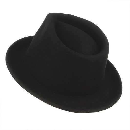 Sombrero Jazz de Lana Rizada Premium