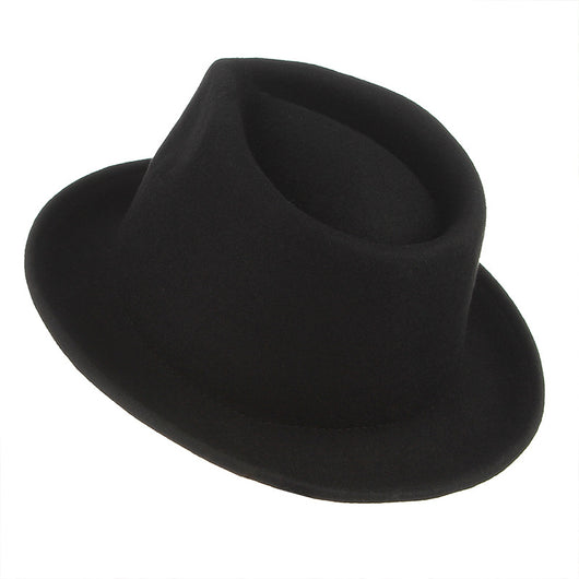 Sombrero Jazz de Lana Rizada Premium