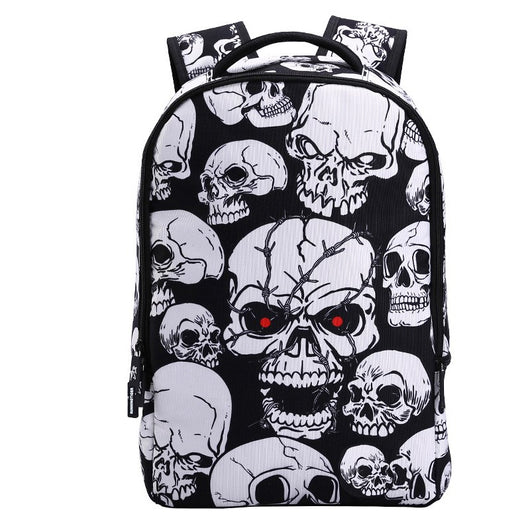 Mochila Escolar Deportiva con Diseño Calavera - Ideal para Viajes y Estudiantes - Image 10