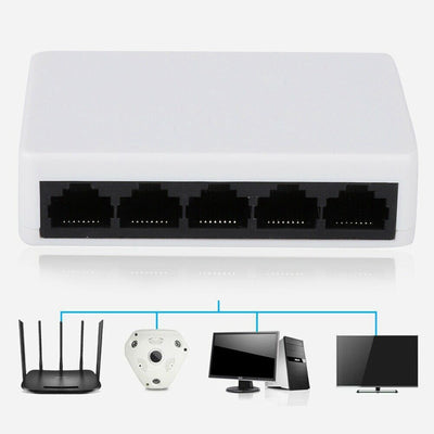 Switch Ethernet de 100 Mbps con 8 Puertos - Hub Distribuidor de Red - Image 8