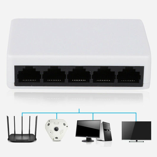 Switch Ethernet de 100 Mbps con 8 Puertos - Hub Distribuidor de Red - Image 8