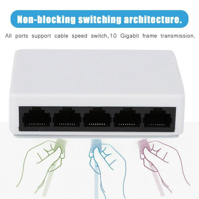 Switch Ethernet de 100 Mbps con 8 Puertos - Hub Distribuidor de Red - Image 4