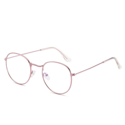 Gafas Redondas Retro de Metal con Espejo Literario Harajuku - Image 9