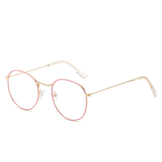 Gafas Redondas Retro de Metal con Espejo Literario Harajuku - Image 7