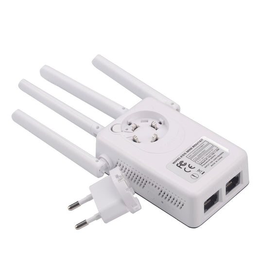 Repetidor WiFi de 4 Antenas - Cobertura Total para tu Hogar
