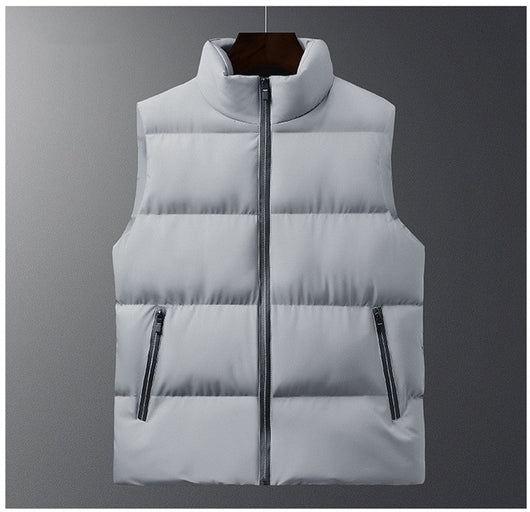 Chaleco Acolchado de Plumón para Hombre - Confort Otoño e Invierno