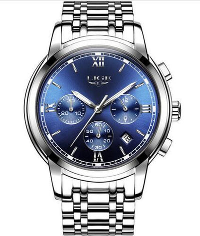 Reloj de Hombre Cuarzo Acero Inoxidable Automático Luminoso Resistente al Agua - Image 12
